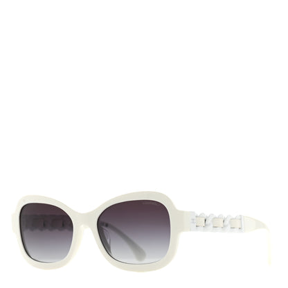 Chanel Acetate Chain Sunglasses 5465-Q White 1 of 8