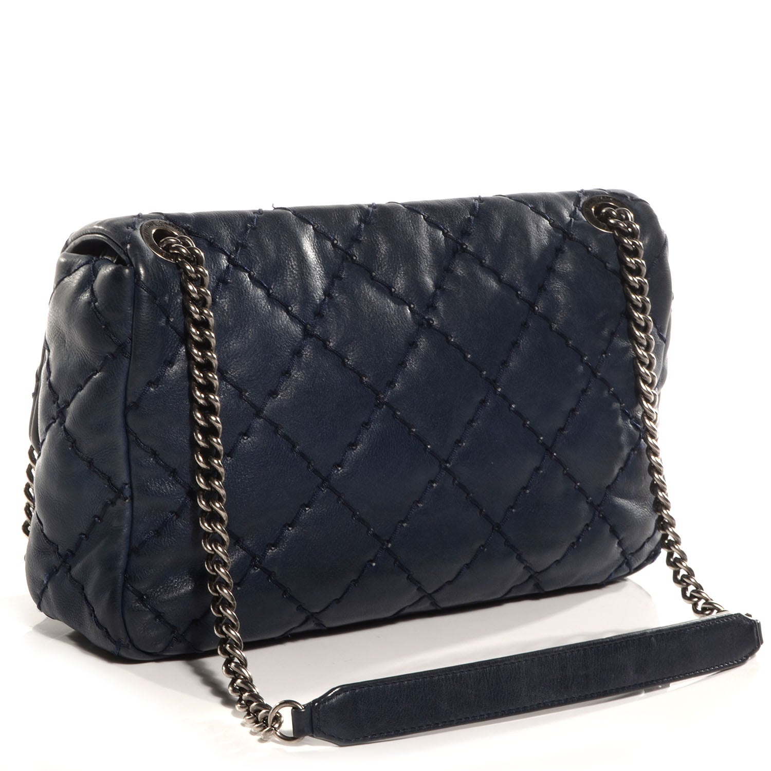 Chanel Calfskin Ultimate Stitch Flap Navy 3 of 8
