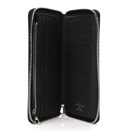 Louis Vuitton Epi Zippy Vertical Wallet Black 5 of 7