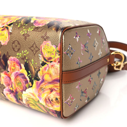Louis Vuitton Metallic Monogram LV Garden Speedy Bandouliere 25 Gold 9 of 9