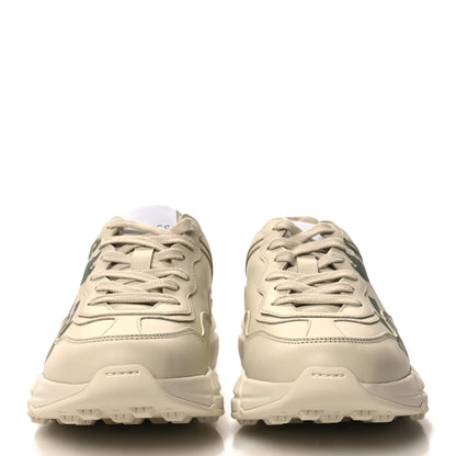 Gucci Apollo Calfskin Strawberry Womens Rhyton Sneakers 37 Ivory 2 of 10