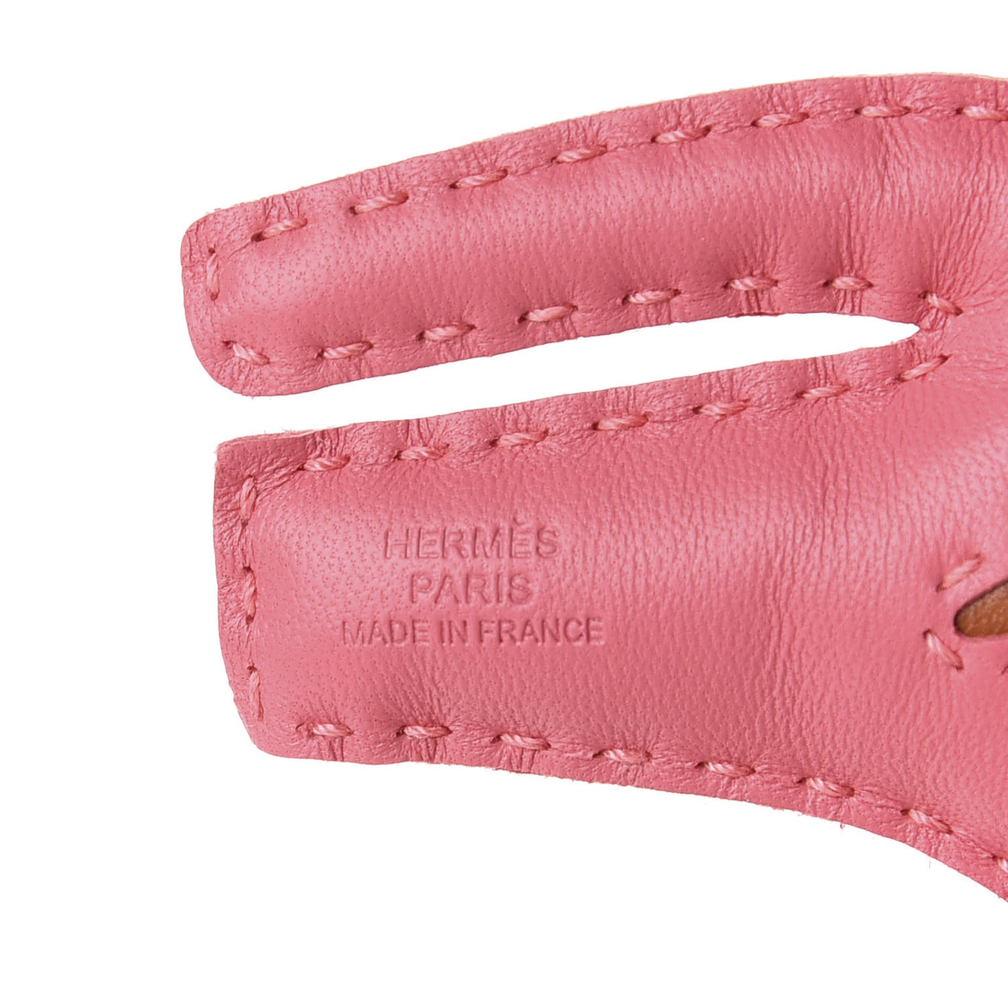 Milo Lambskin Rooroo Bag Charm Rose Azalea