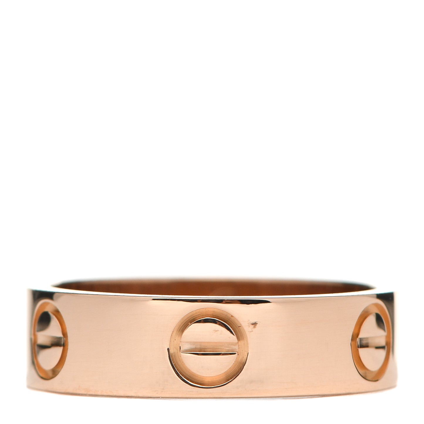 18K Pink Gold 5.5mm LOVE Ring 53 6.25