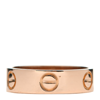 Cartier 18K Pink Gold 5.5mm LOVE Ring 53 6.25 3 of 5