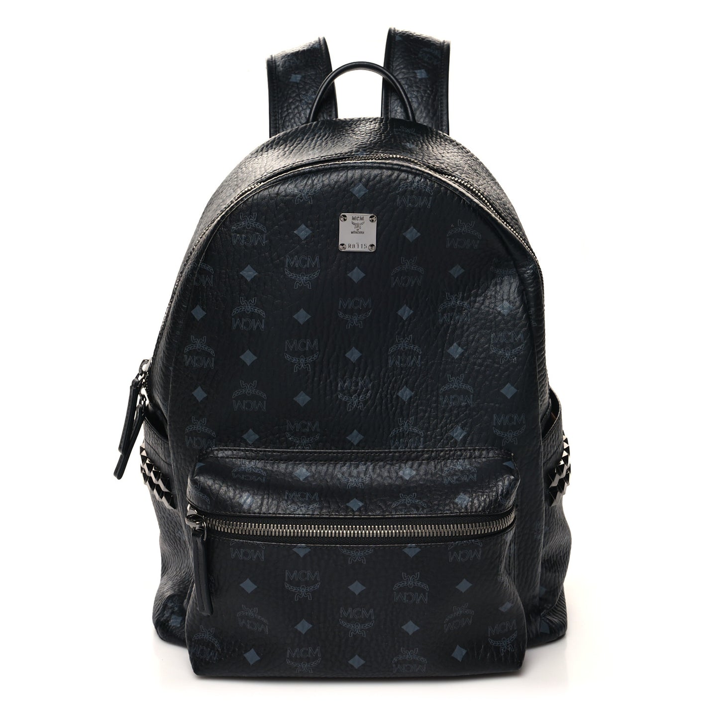 Visetos Large Side Studs Stark Backpack Black