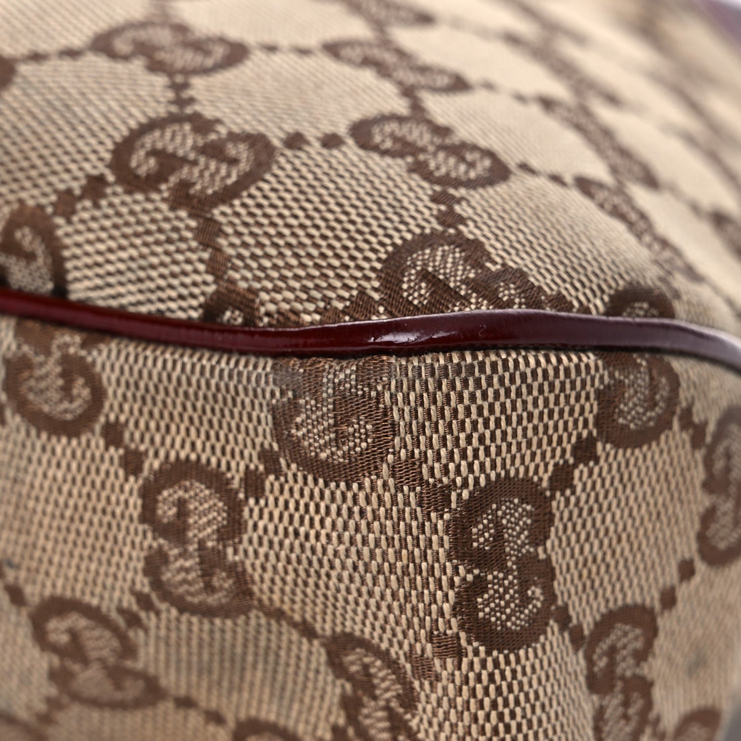 Gucci Monogram Medium Eclipse Shoulder Bag Red 8 of 30