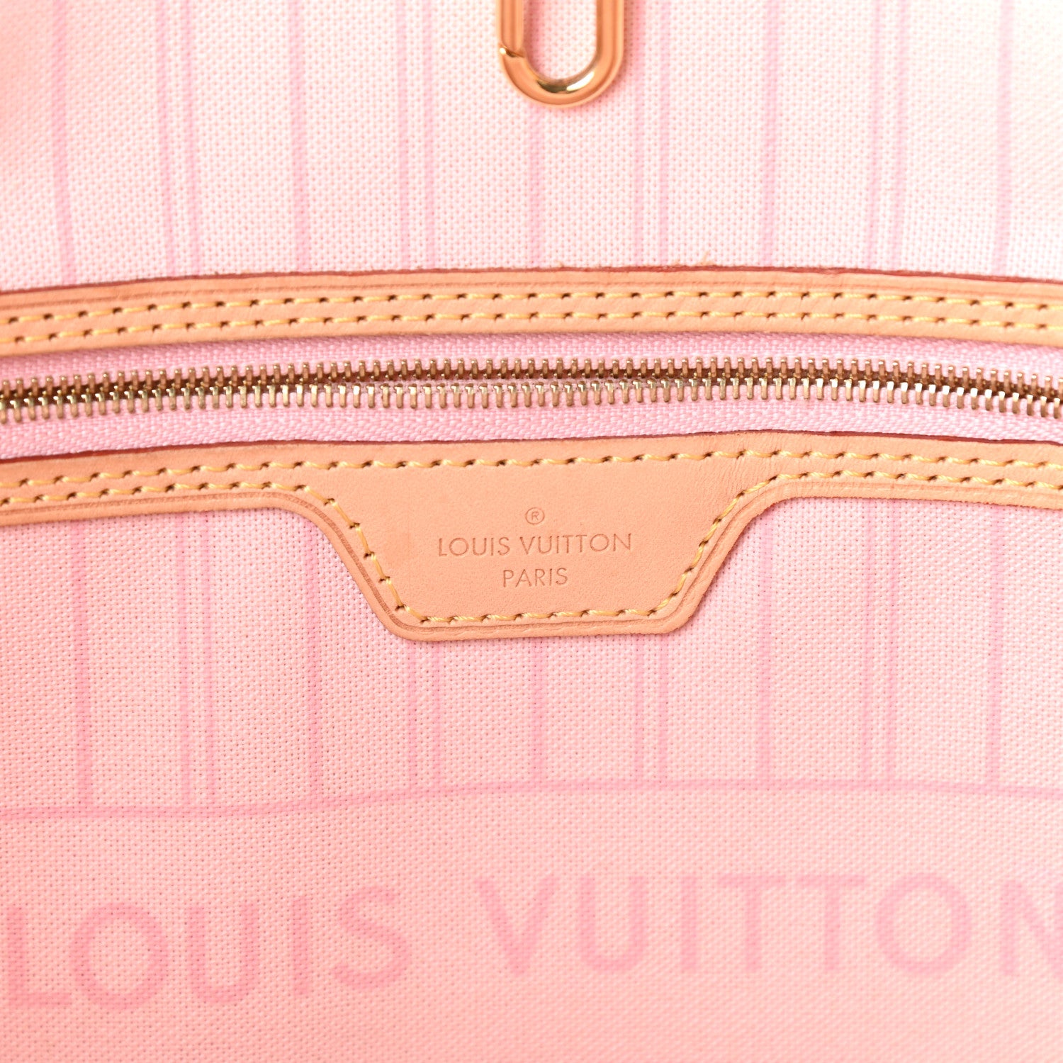 Louis Vuitton Damier Azur Neo Neverfull MM Rose Ballerine 7 of 10