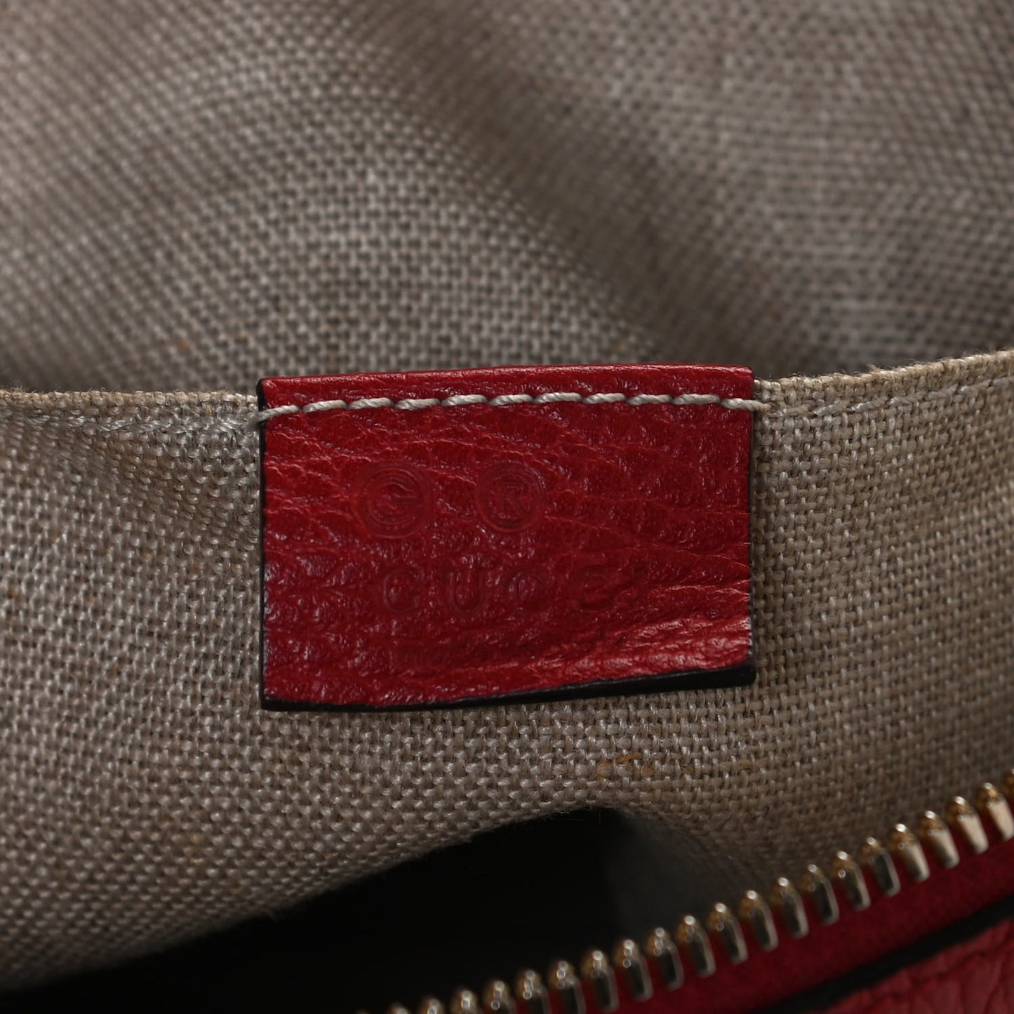 Monogram Mini Bree Messenger Bag Red
