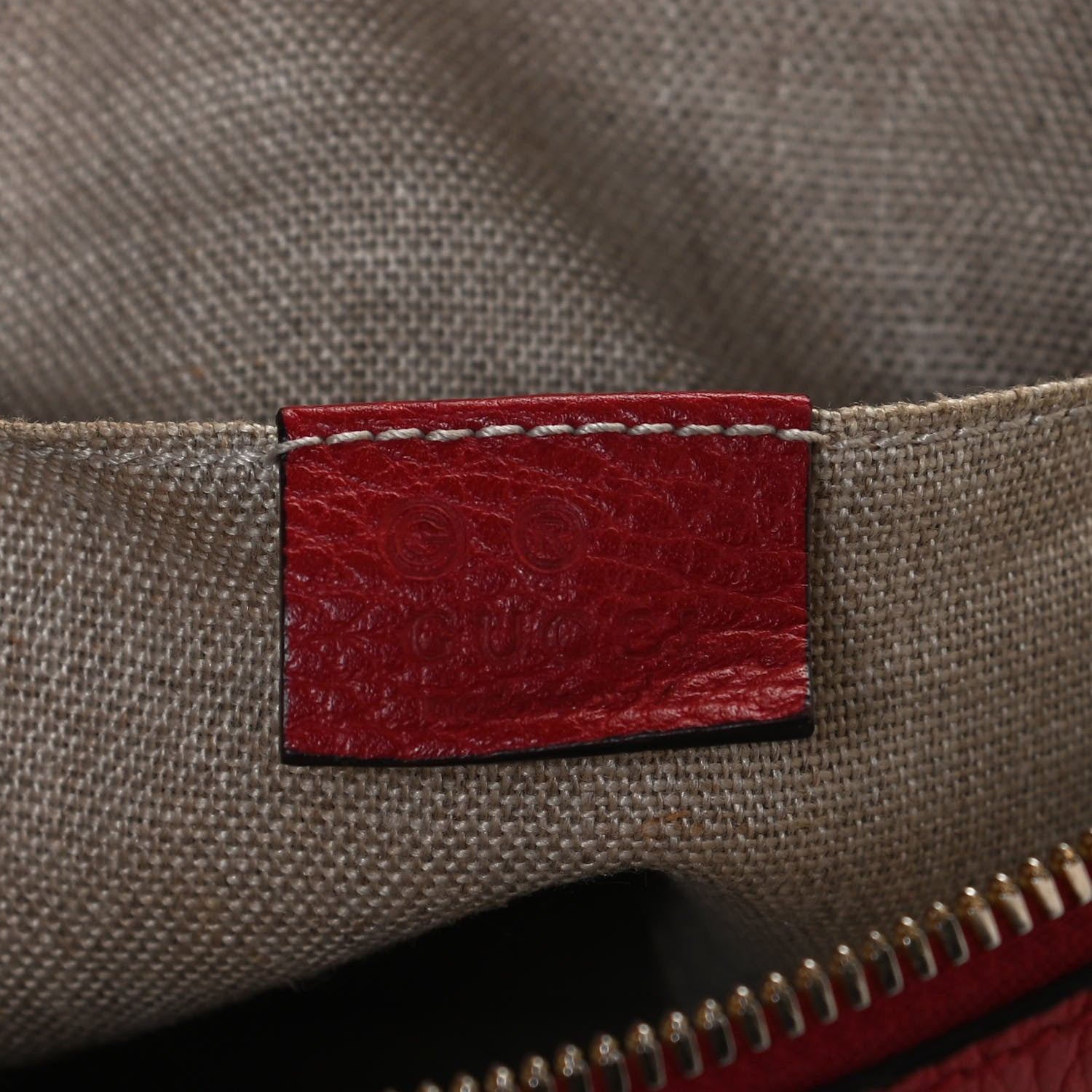 Gucci Monogram Mini Bree Messenger Bag Red 6 of 11
