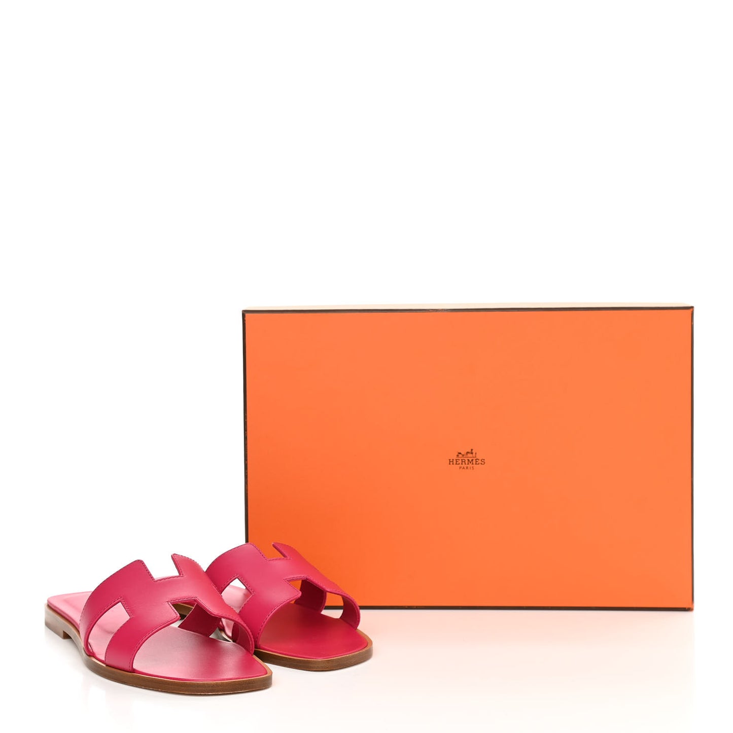 Calfskin Oran Sandals 37 Rose Sorbet
