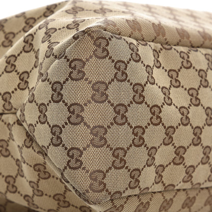 Gucci Monogram Large Horsebit Chain Hobo Dark Brown 8 of 9