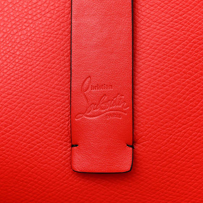 Christian Louboutin Calfskin Degrade Leopard Print Spikes East West Cabata Tote Black Multi 8 of 12