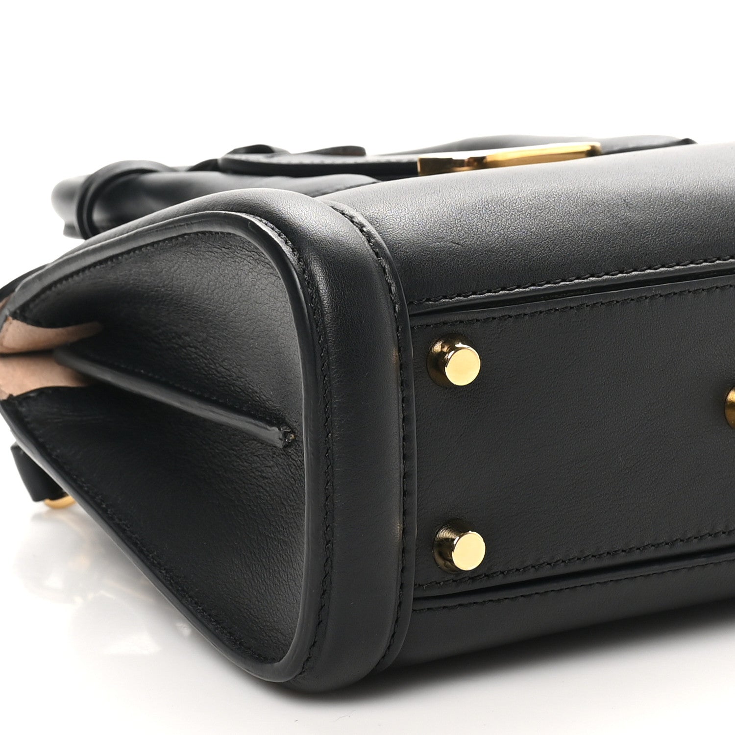 Alexander McQueen Calfskin Mini Heroine 21 Black 8 of 9