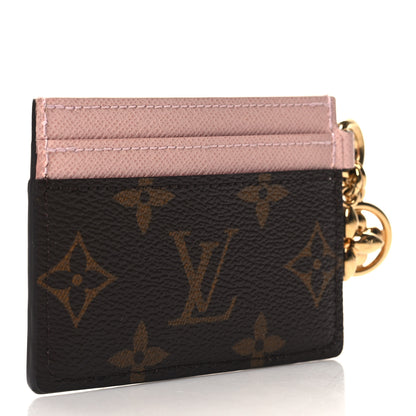 Louis Vuitton Monogram LV Charms Card Holder Rose Ballerine 3 of 6