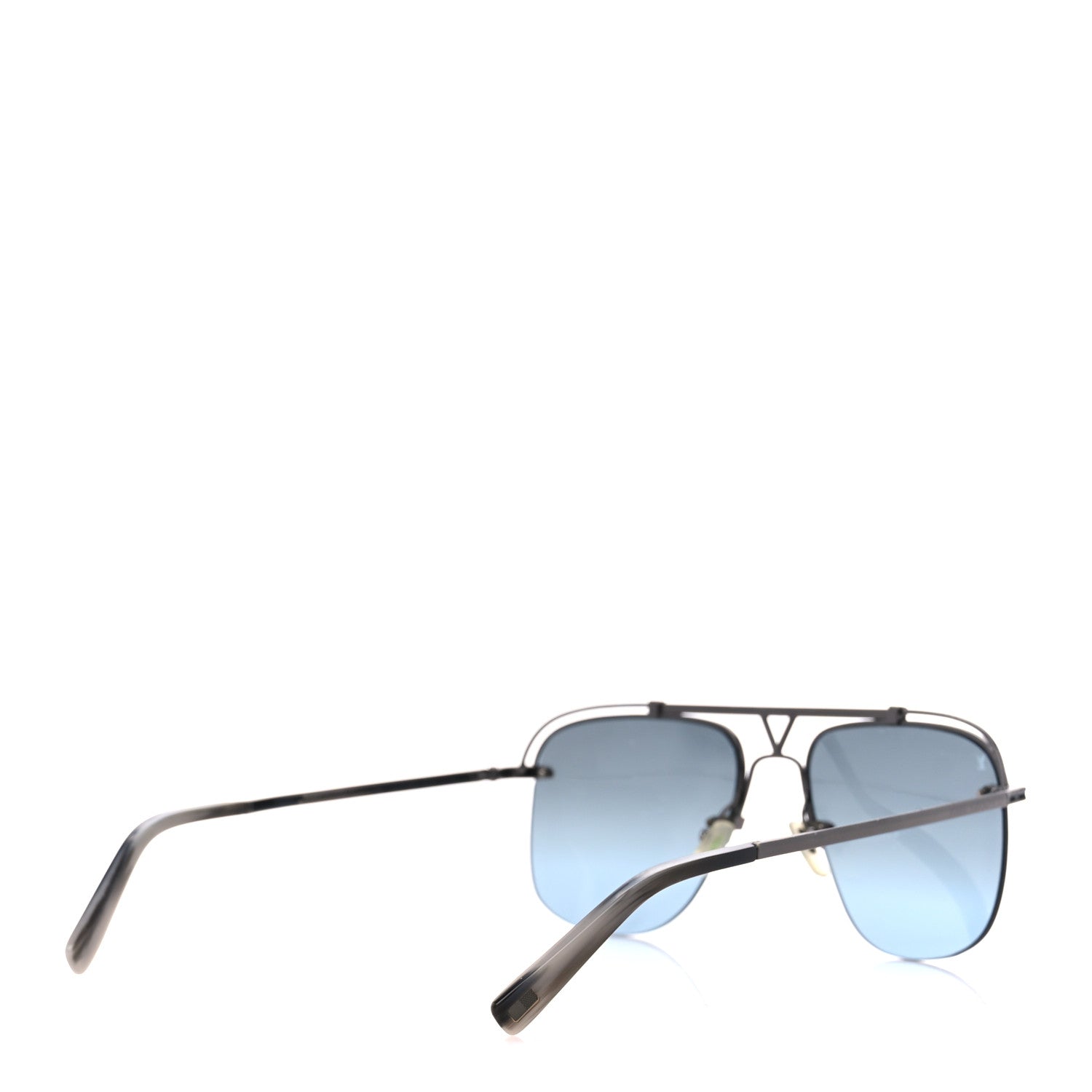 Louis Vuitton Metal LV Boarding Sunglasses Z2337W Black 4 of 8