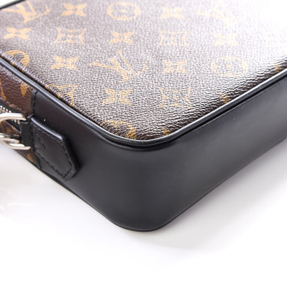 Louis Vuitton Monogram Macassar Kasai Clutch Black 7 of 12