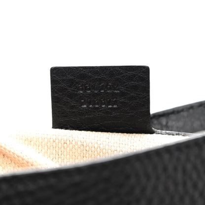 Gucci Pebbled Calfskin Medium Soho Flap Crossbody Black 7 of 16