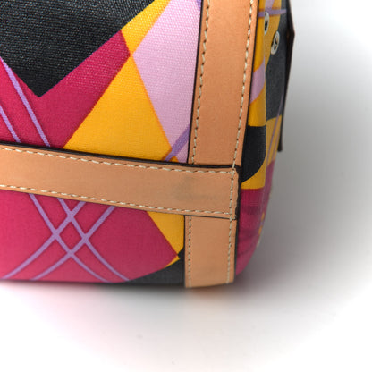 Christian Dior Coated Canvas Argyle Boston 11 of 12