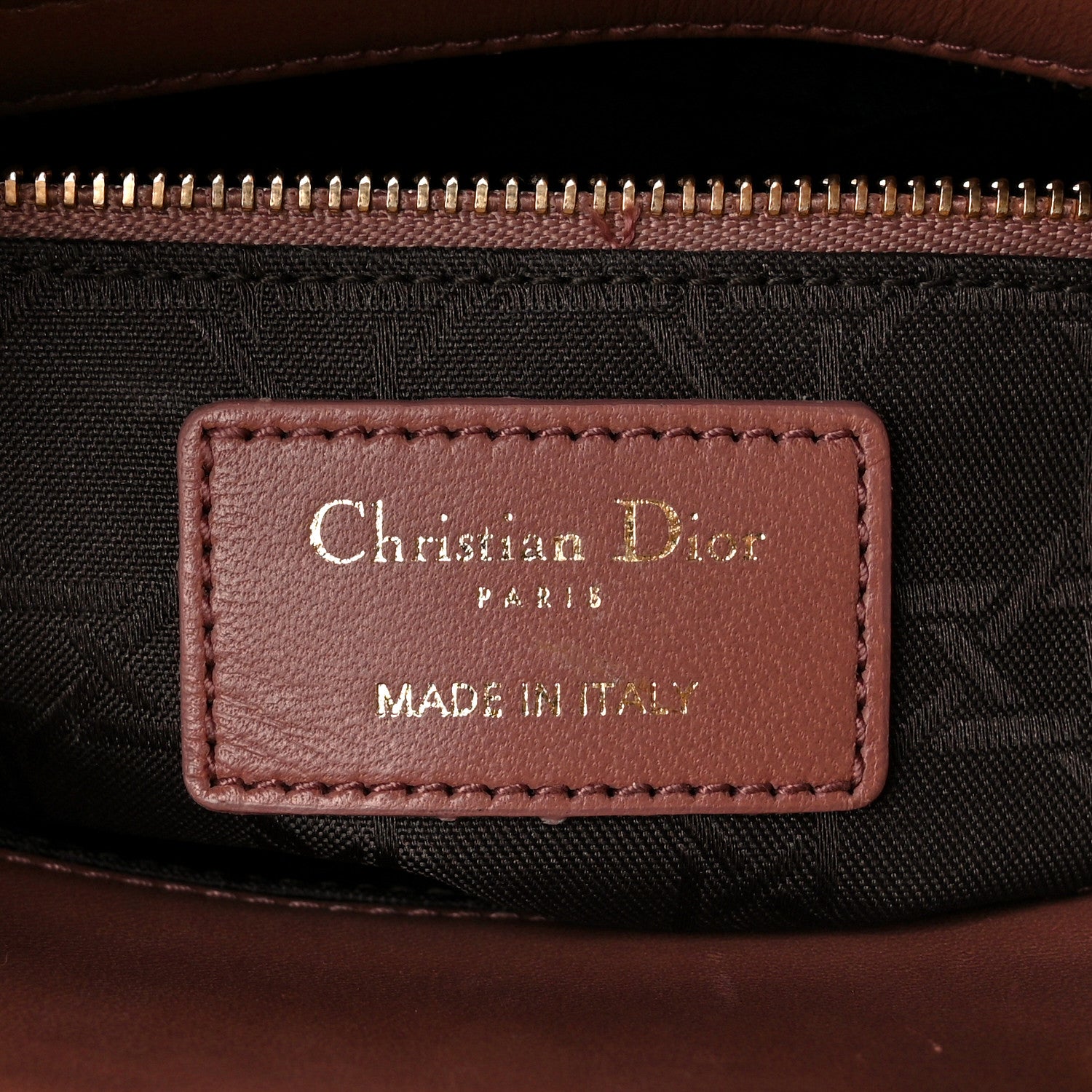 Christian Dior Lambskin Cannage Small Lucky Badges My Lady Dior Petale Brique 7 of 14