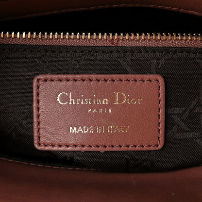 Christian Dior Lambskin Cannage Small Lucky Badges My Lady Dior Petale Brique 7 of 14