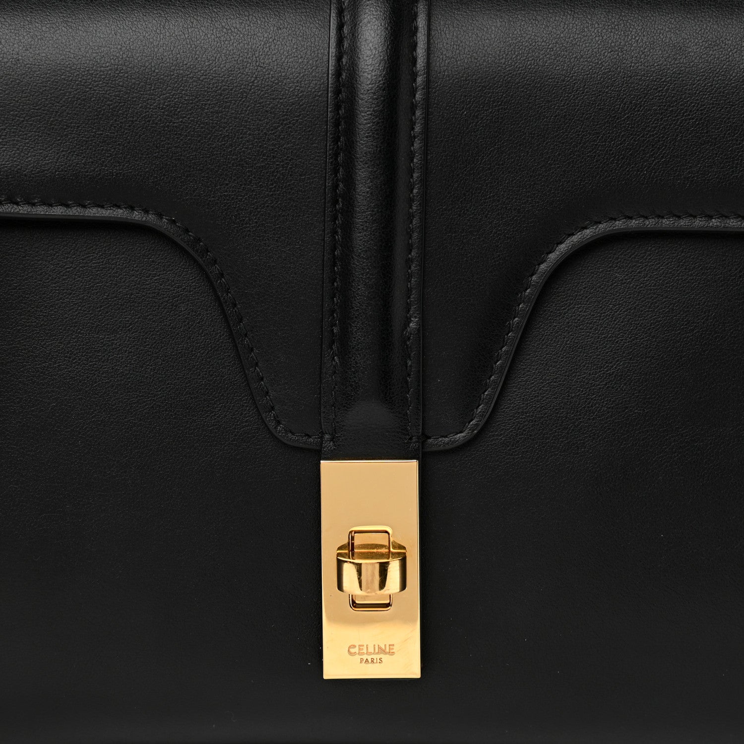 Celine Smooth Calfskin Teen 16 Crossbody Bag Black 7 of 9