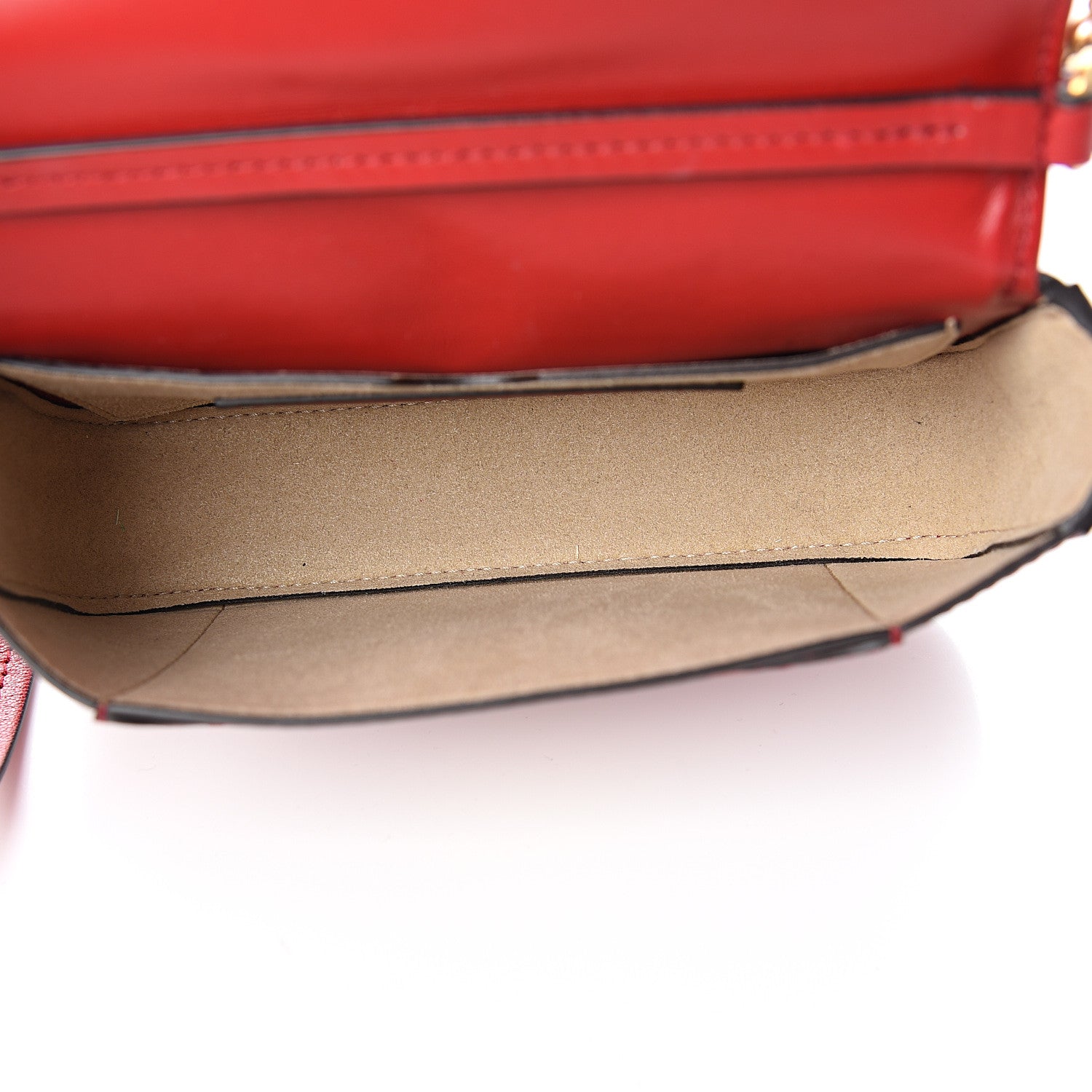 Givenchy Goatskin Quilted GV3 Mini Pocket Convertible Bag Vermillon 4 of 8