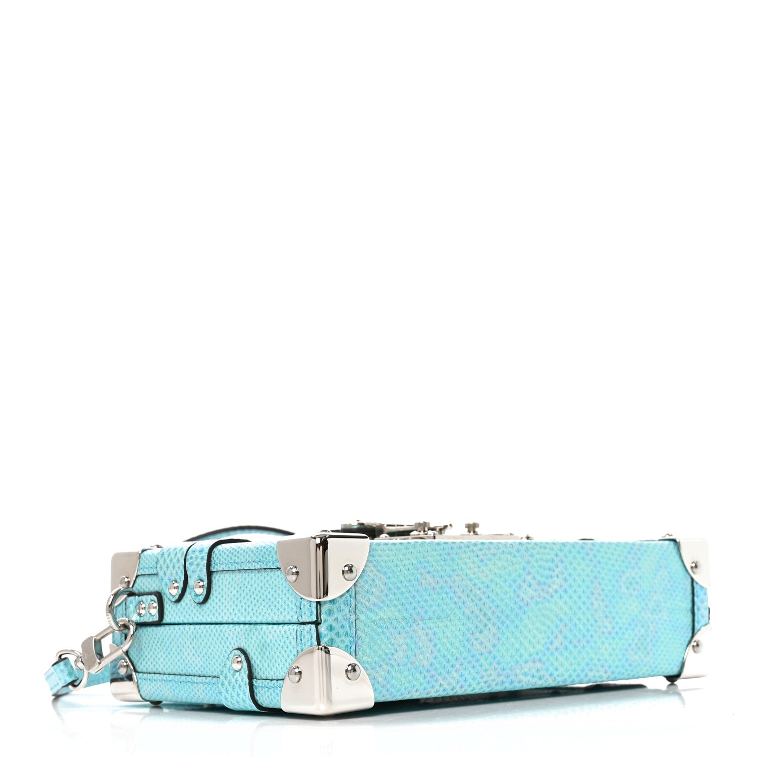 Louis Vuitton Iridescent Karung Petite Malle Blue Petrol 4 of 10