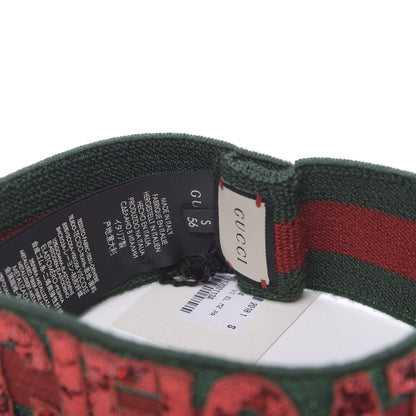 Gucci Sequin Headband Small Red Green 4 of 5
