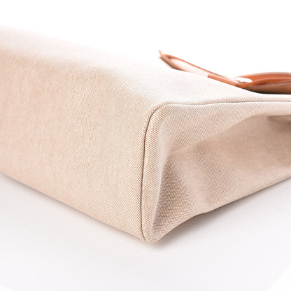 Hermes Toile Vache Calfskin Herbag 40 GM Natural 9 of 9
