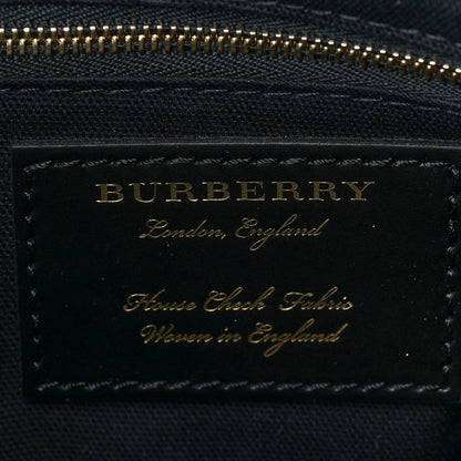 Burberry Grainy Calfskin House Check Small Canterbury Olive Melange 6 of 8