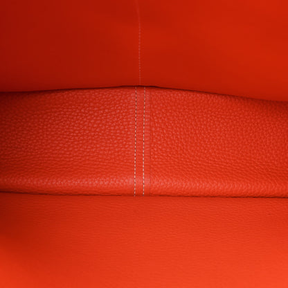 Hermes Taurillon Clemence Halzan 31 GM Orange 5 of 15