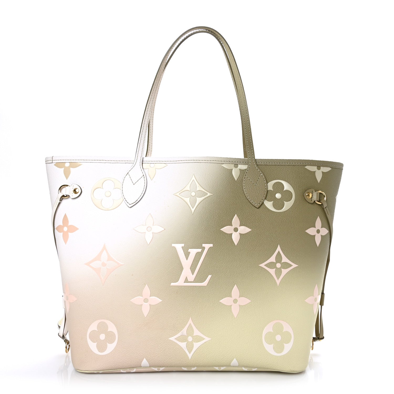 Louis Vuitton Monogram Giant Spring In The City Neverfull MM Sunset Kaki 1 of 13