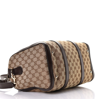Gucci Monogram Medium Joy Boston Dark Brown 3 of 6