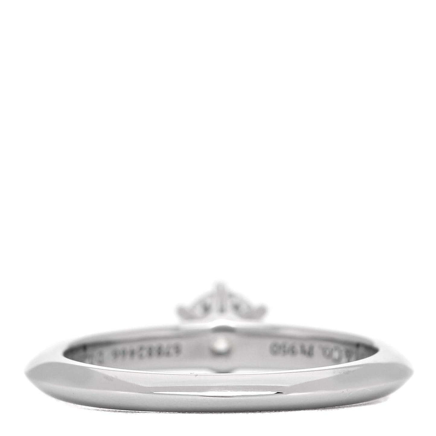 Platinum Diamond .21ct Solitaire Engagement Ring 45 3.25