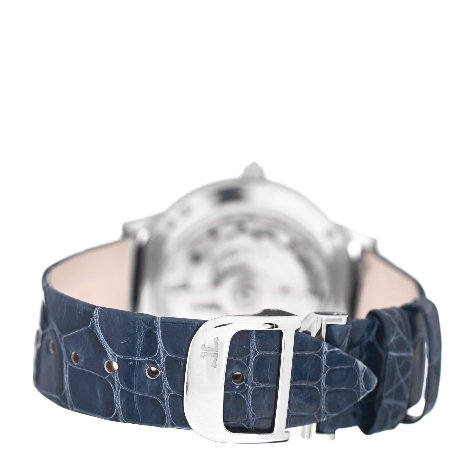 Jaeger-LeCoultre 18K White Gold Alligator Diamond Pave 36mm Rendez-Vous Classic Day & Night Automatic Watch Q3433407 3 of 5