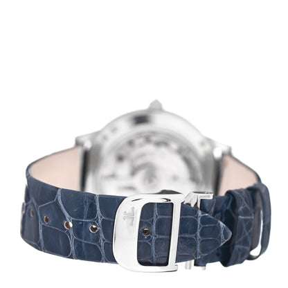 Jaeger-LeCoultre 18K White Gold Alligator Diamond Pave 36mm Rendez-Vous Classic Day & Night Automatic Watch Q3433407 3 of 5