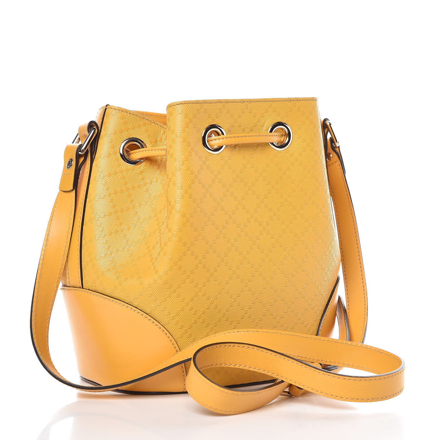 Gucci Hilary Lux Bright Diamante Small Bucket Bag Bumblebee 3 of 16