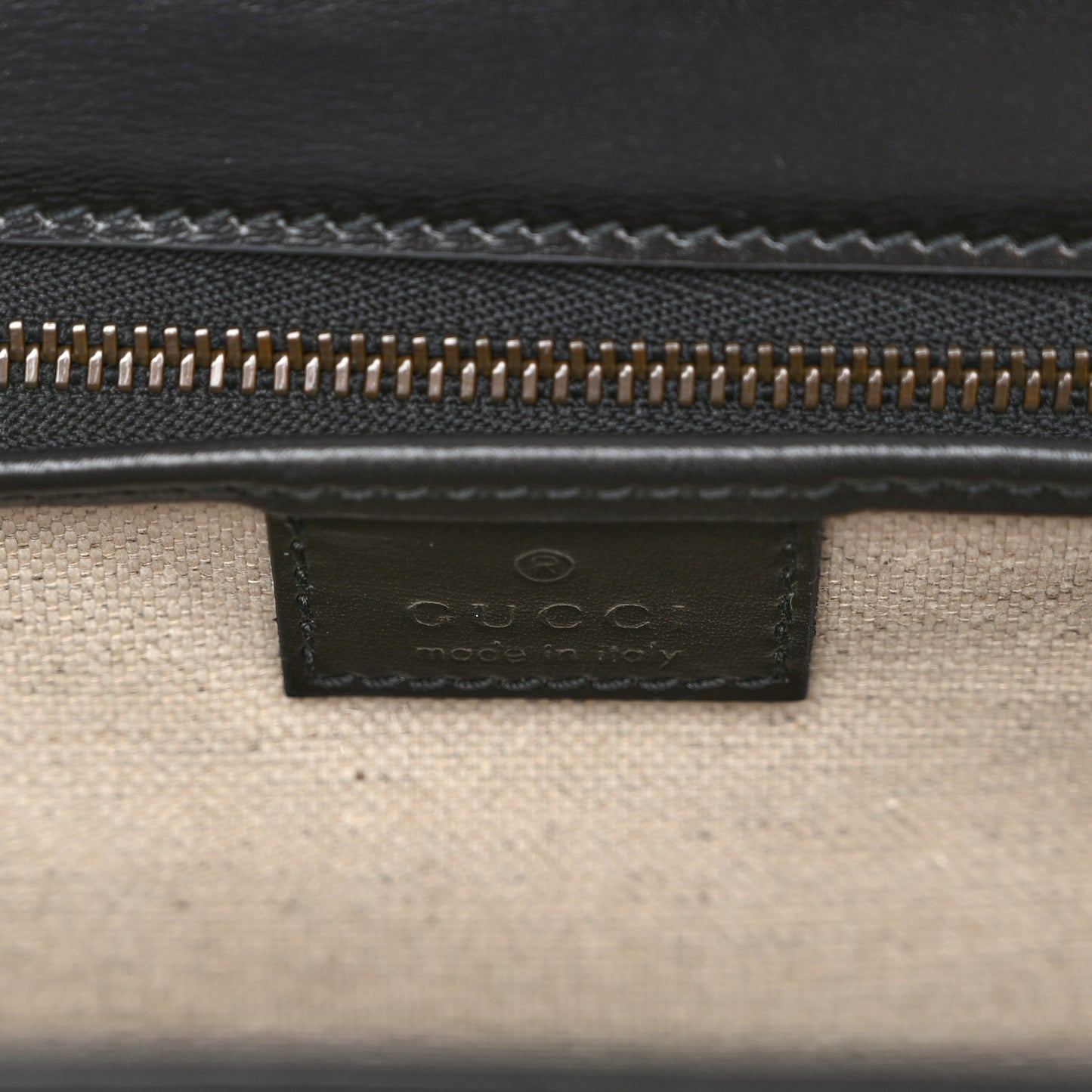 Boarded Dyana Lux Calfskin Web Medium Bamboo 1947 Top Handle Bag Black