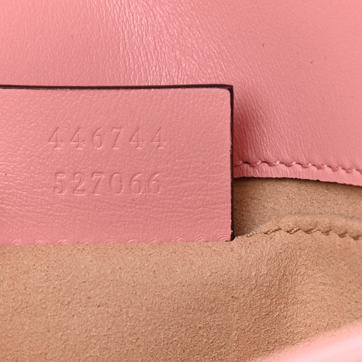 Calfskin Matelasse Mini GG Marmont Shoulder Bag Wild Rose