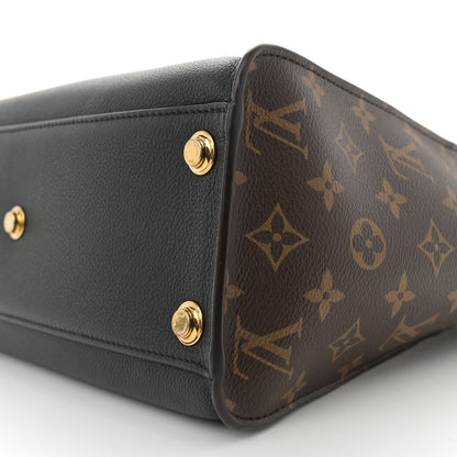 Louis Vuitton Calfskin Monogram On My Side MM Black 9 of 9