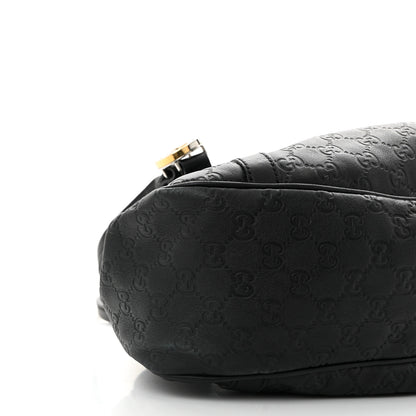 Gucci Guccissima Medium GG Twins Shoulder Bag Black 9 of 11