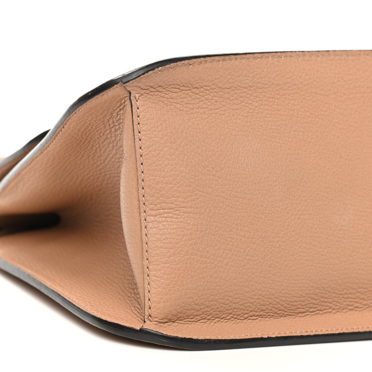 Cellarius Calfskin Medium Bamboo Daily Flap Shoulder Bag Camelia