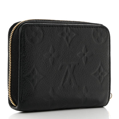 Louis Vuitton Empreinte Zippy Coin Purse Black 3 of 9