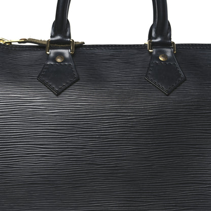 Louis Vuitton Epi Speedy 25 Black 6 of 8