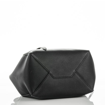 Celine Soft Grained Calfskin Small Belt Cabas Phantom Black 4 of 7