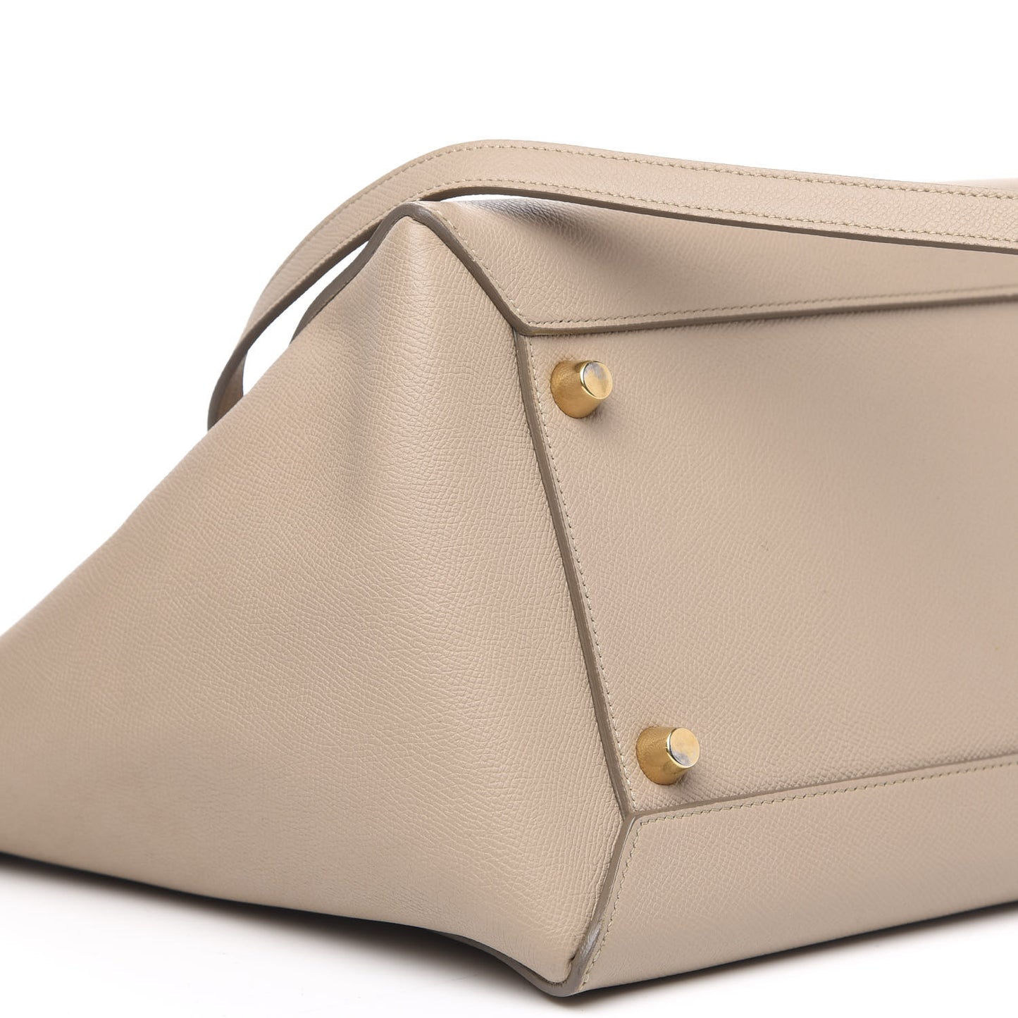 Grained Calfskin Mini Belt Bag Light Taupe