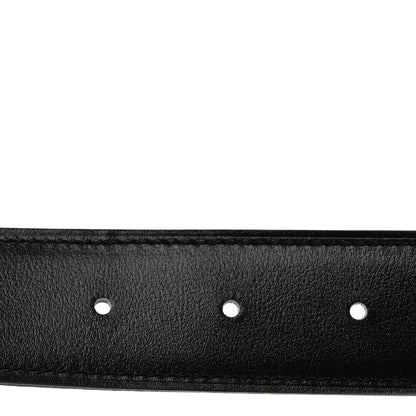 Hermes Box Togo 32mm Belt Strap 80 32 Black Chocolate 3 of 7