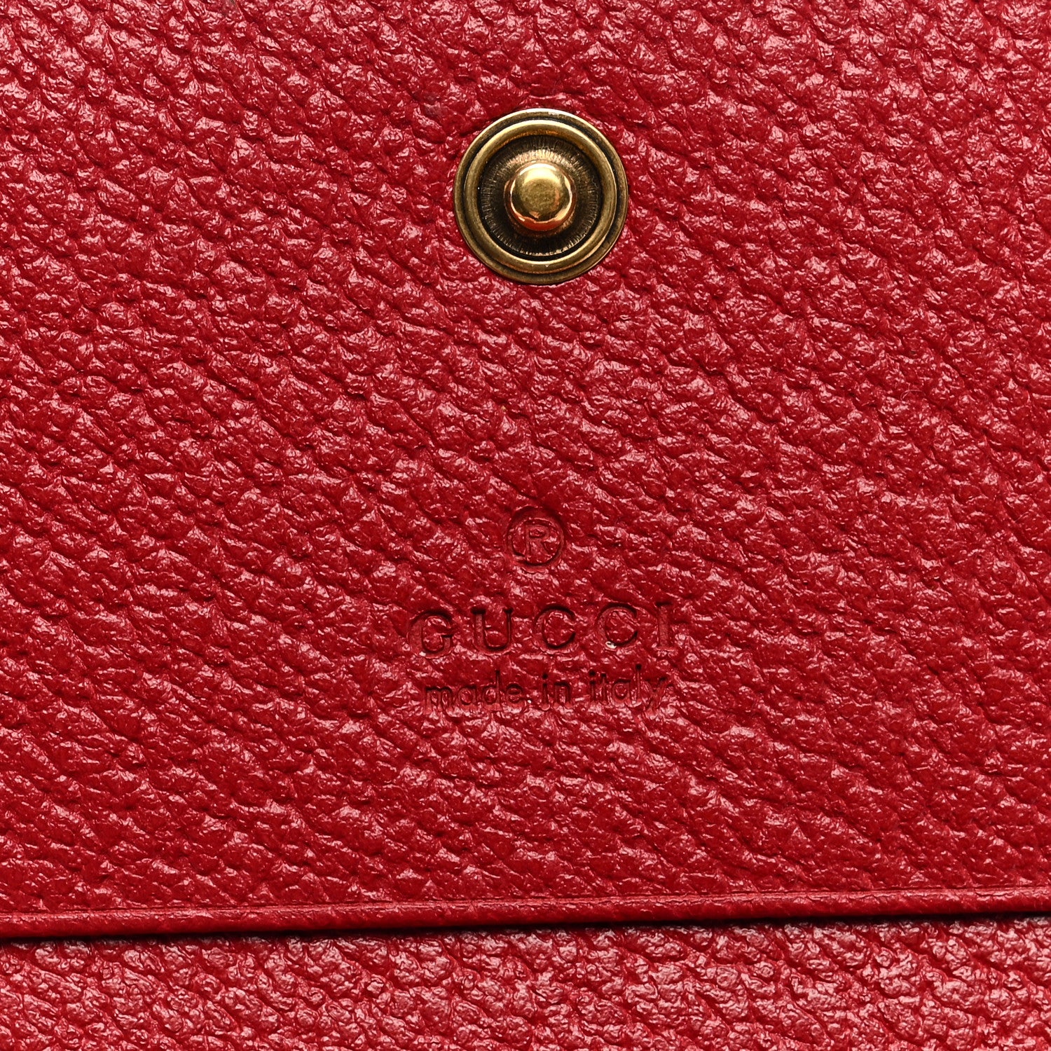 Gucci GG Supreme Monogram Queen Margaret Card Case Red 6 of 6