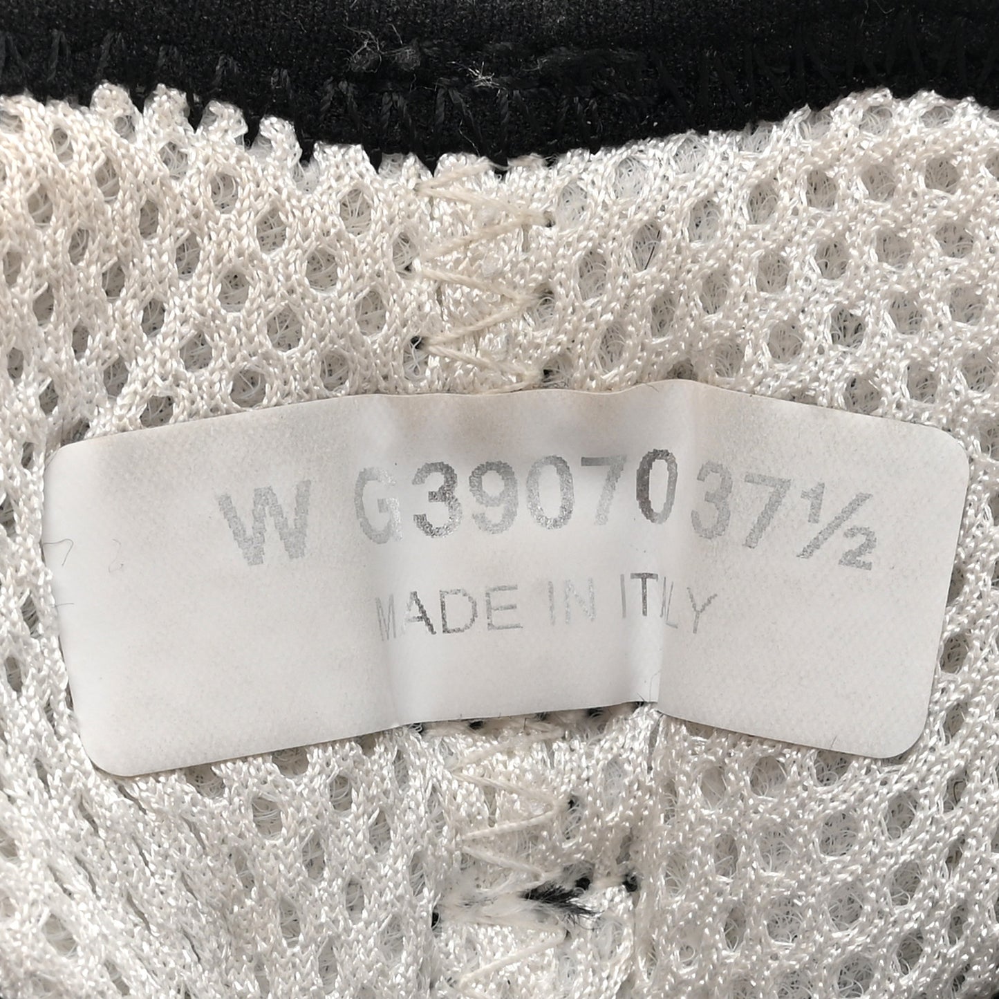 Velvet Calfskin Mixed Fibers CC Sneakers 37.5 Ivory Black