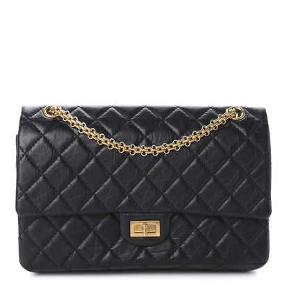 Chanel Aged Calfskin Quilted 2.55 Reissue 226 Flap Black 1 of 13